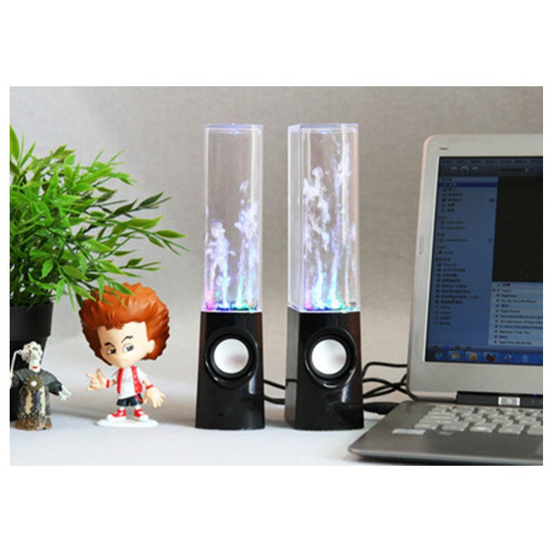 Lautsprecher mit tanzendem Wasser und LED-Beleuchtung