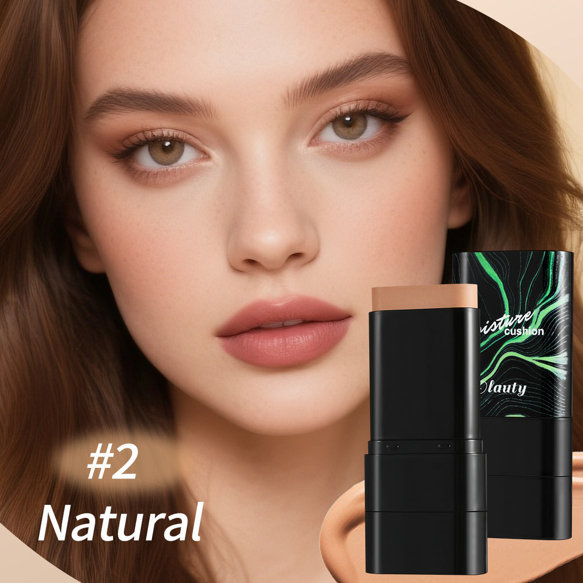 🎨 Double-Ended Waterproof Concealer & Foundation Stick – All-in-One Makeup Brush