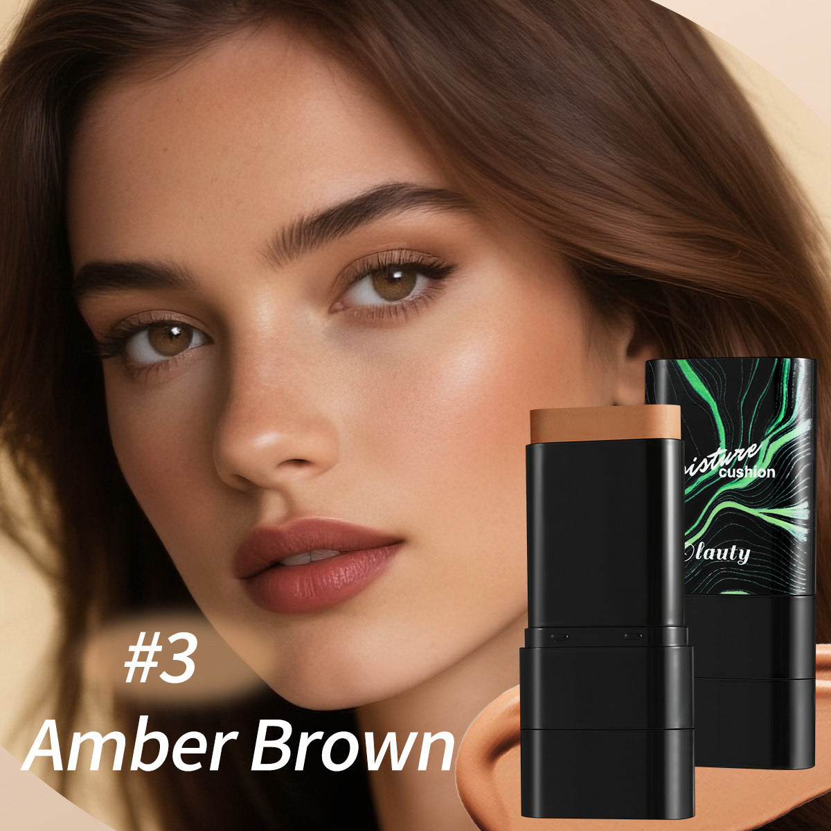 🎨 Double-Ended Waterproof Concealer & Foundation Stick – All-in-One Makeup Brush